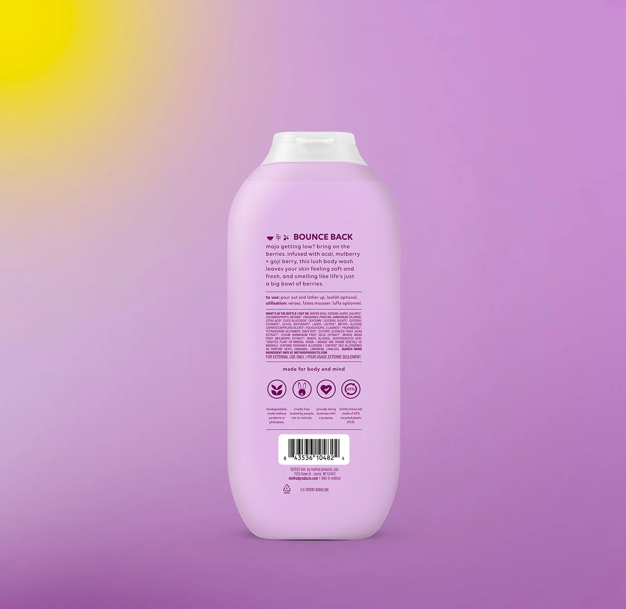 body wash - berry balance, 18 fl oz