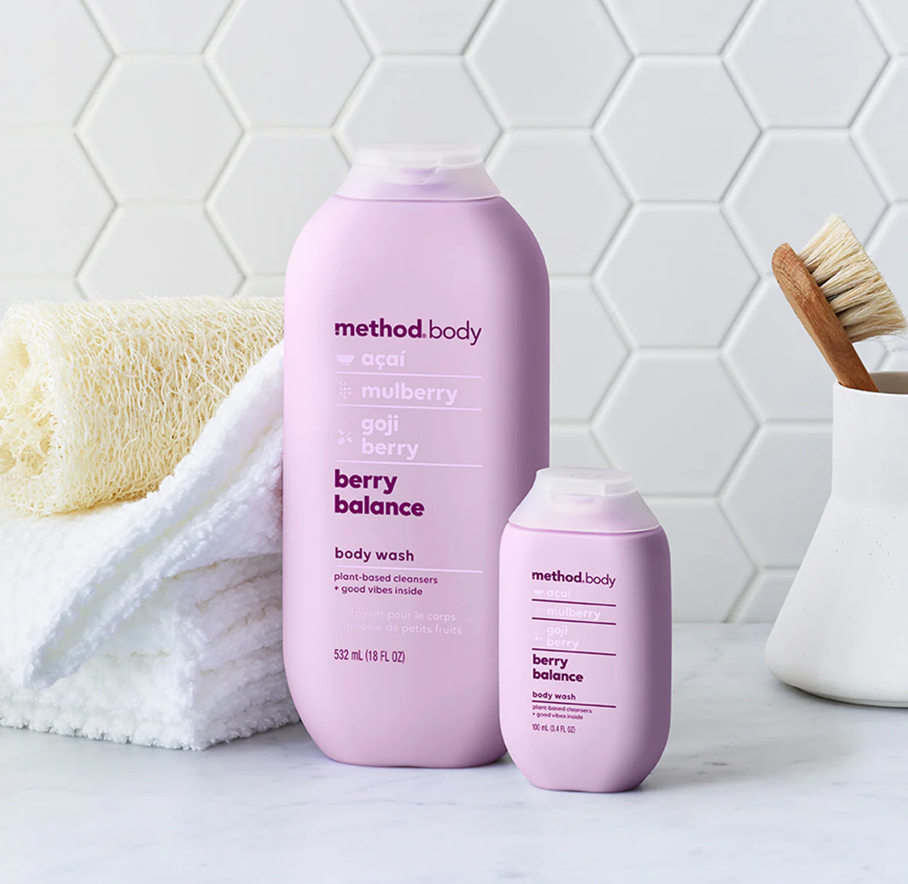 body wash - berry balance, 18 fl oz