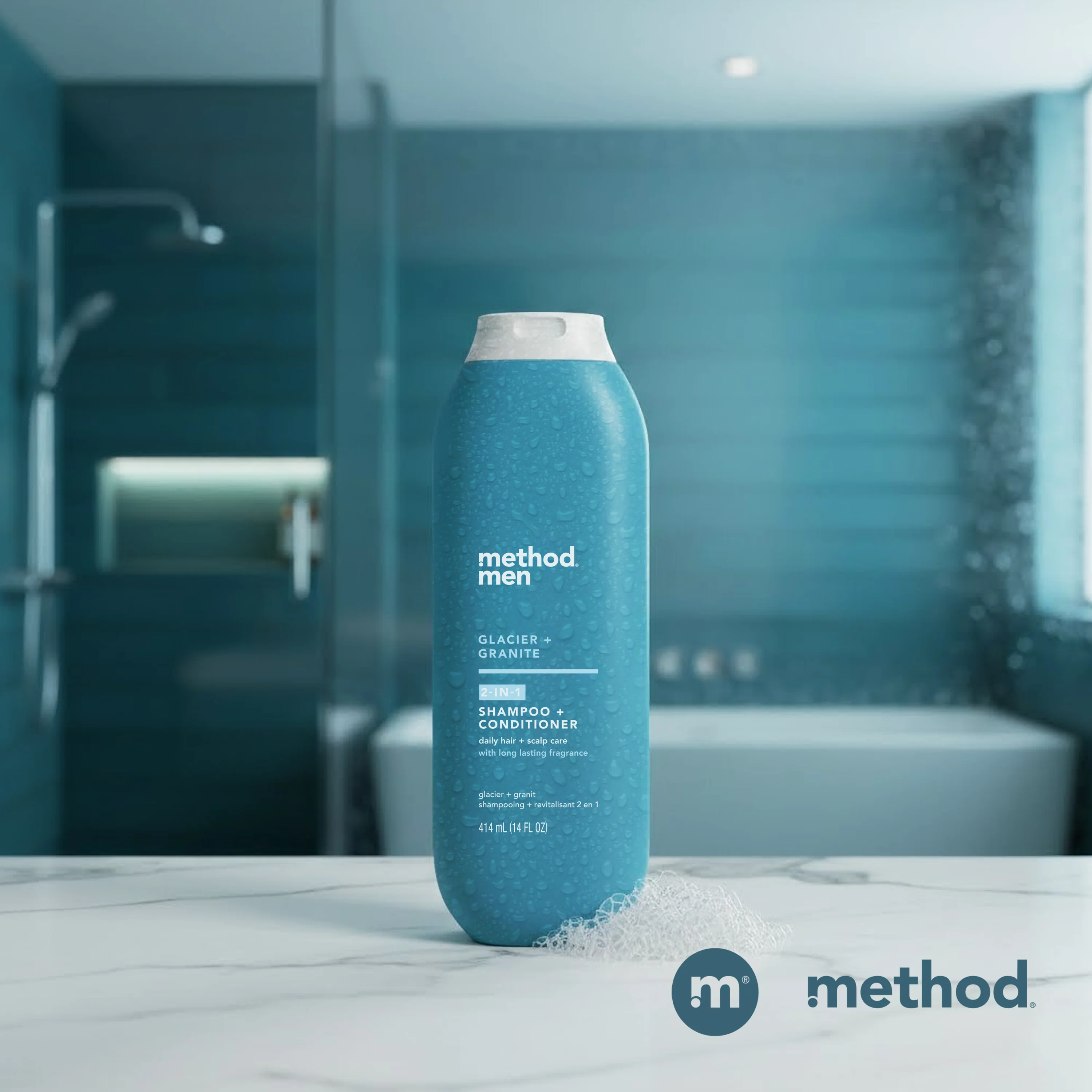 2-in-1 shampoo + conditioner - glacier + granite, 14 fl oz 10 2-in-1 shampoo + conditioner - glacier + granite, 14 fl oz