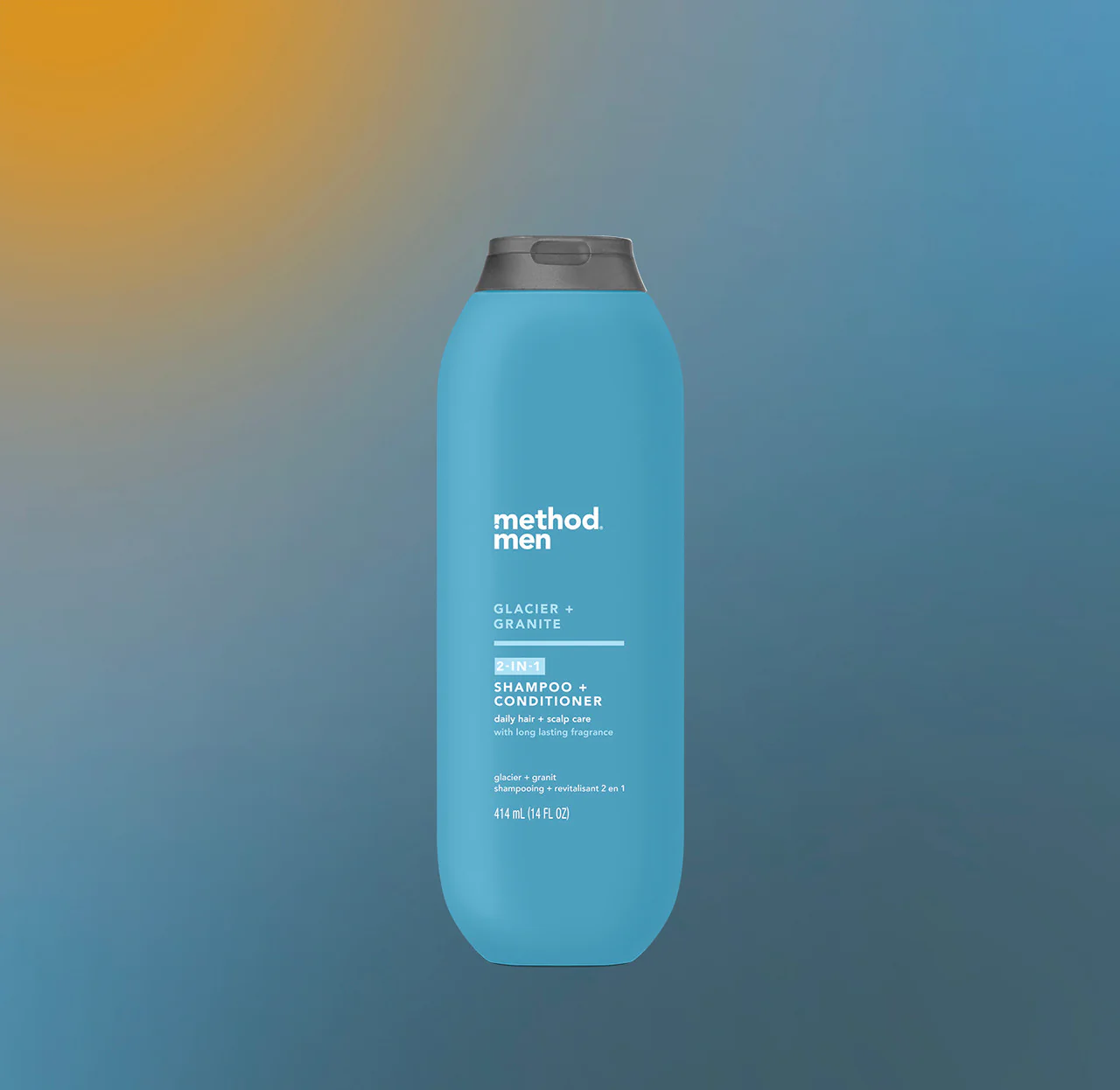 2-in-1 shampoo + conditioner - glacier + granite, 14 fl oz