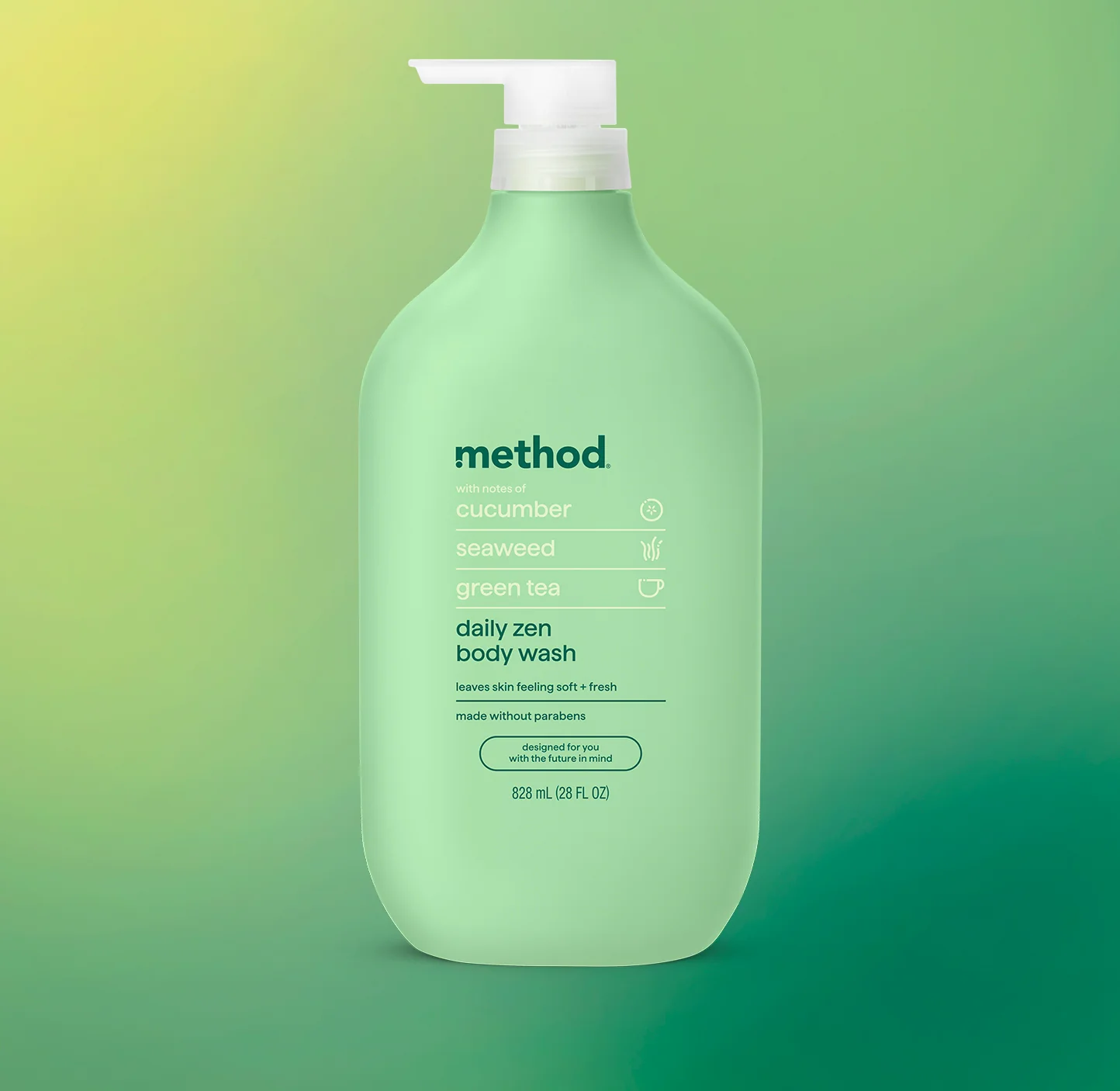 body wash - daily zen, 28 fl oz
