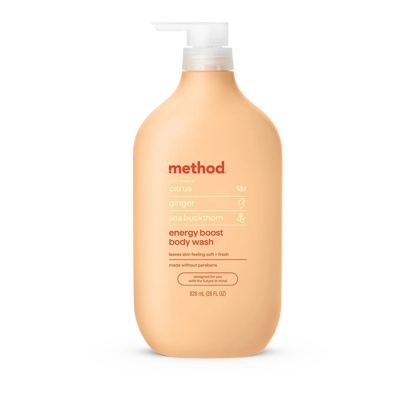 body wash - energy boost, 28 fl oz
