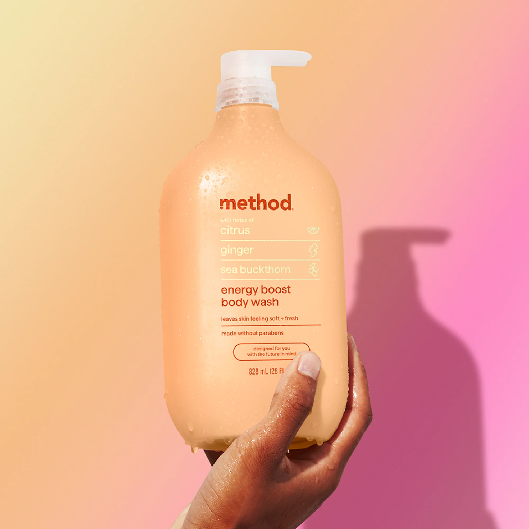 body wash - energy boost, 28 fl oz