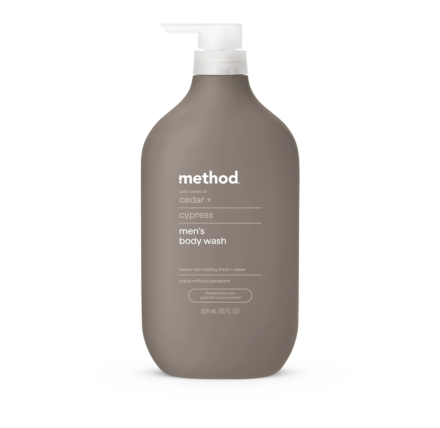 body wash - cedar + cypress, 28 fl oz