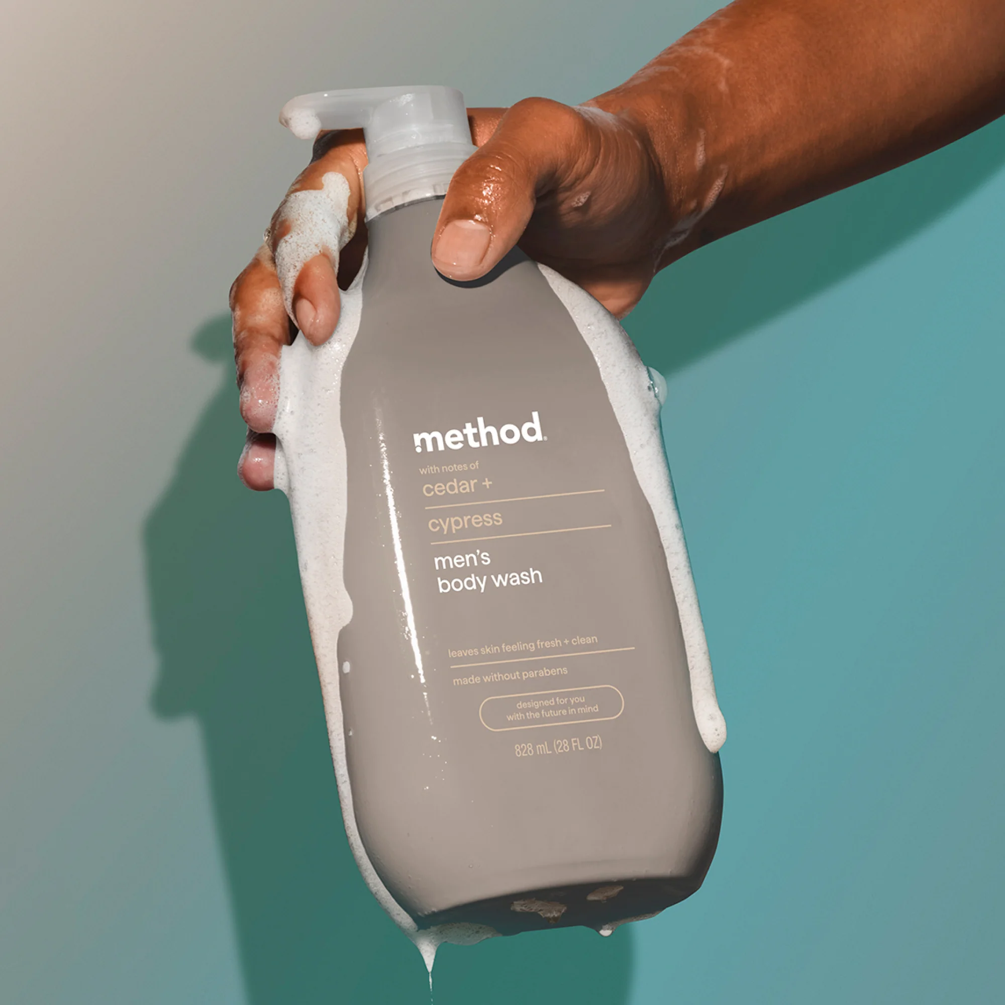 body wash - cedar + cypress, 28 fl oz