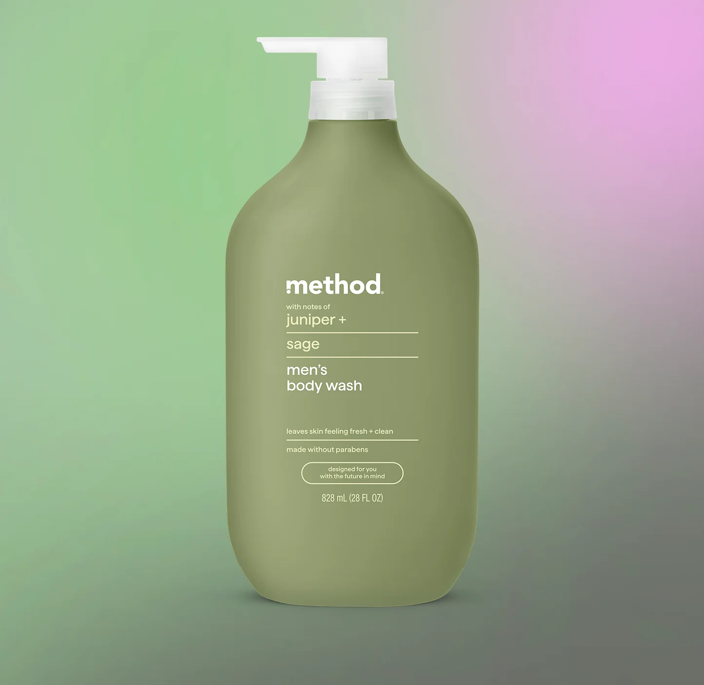 body wash - juniper + sage, 28 fl oz