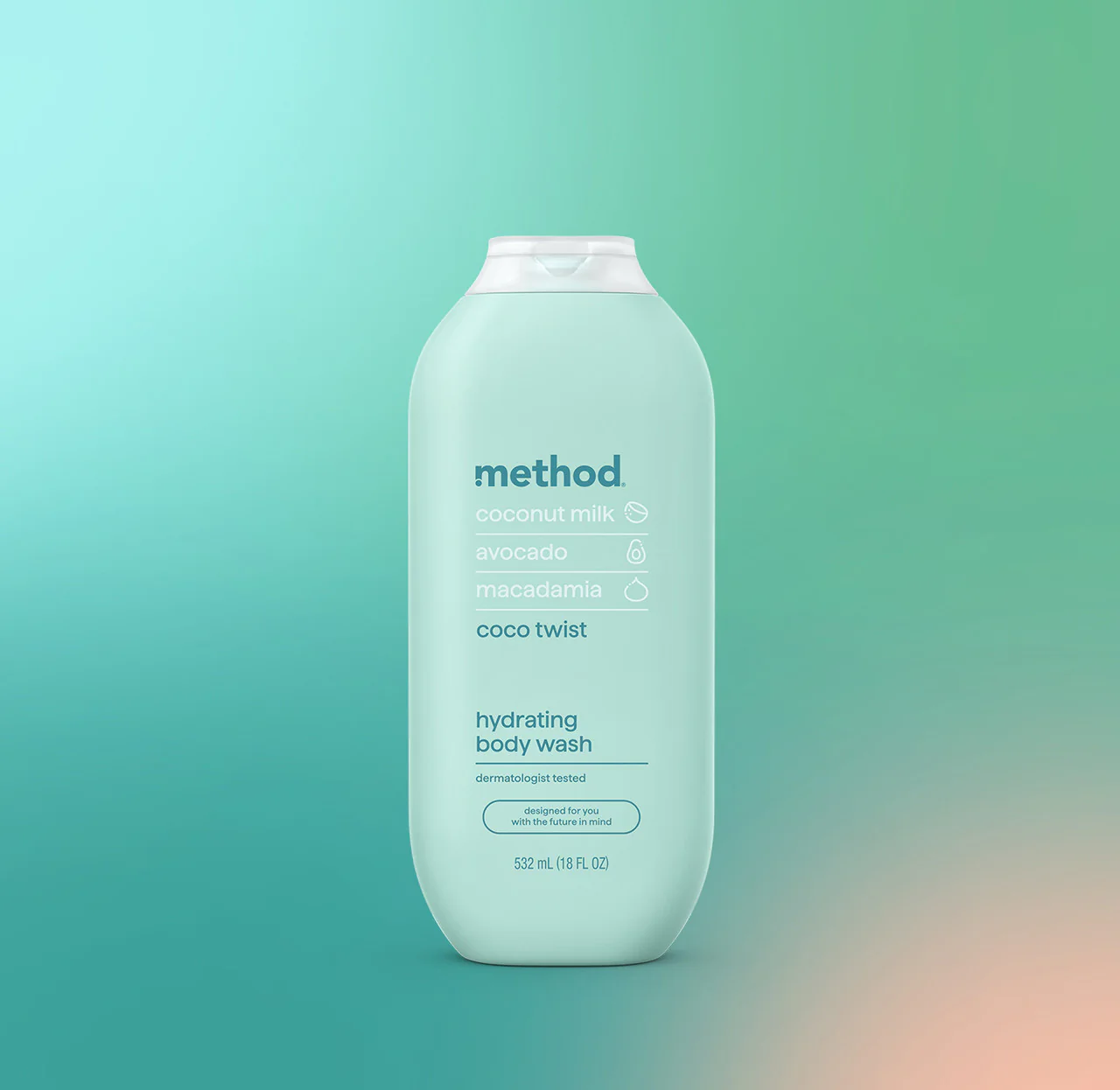 hydrating body wash - coco twist, 18 fl oz