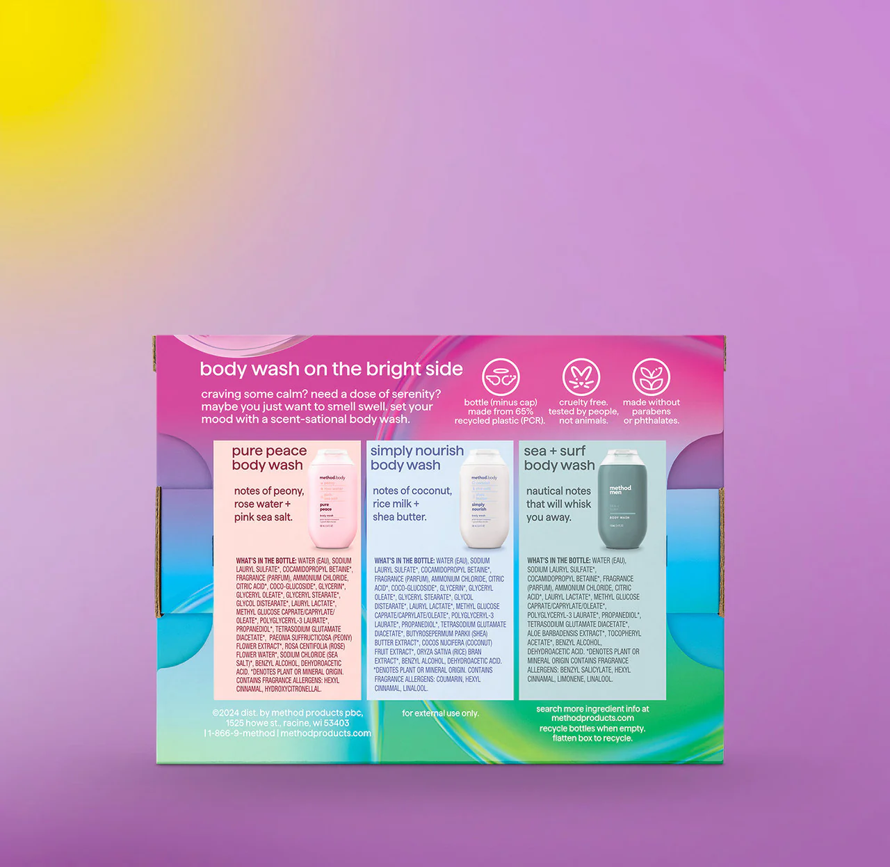 travel-sized gift set body wash trio, 10.2 oz 6 travel-sized gift set body wash trio, 10.2 oz