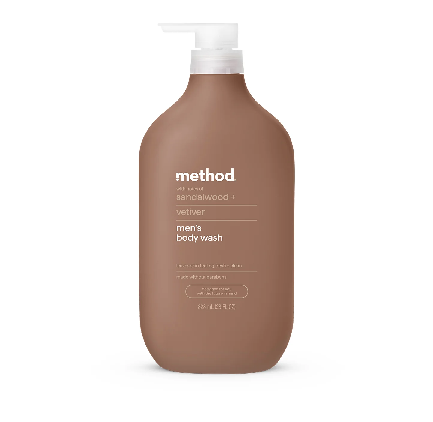 body wash - sandalwood + vetiver, 28 fl oz