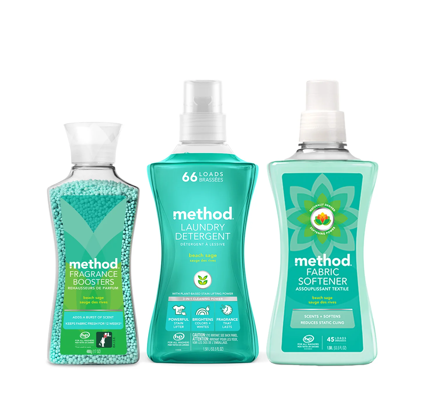 laundry bundle - beach sage, 121.8 oz.