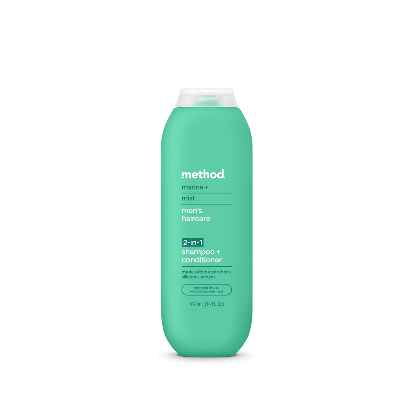 2-in-1 shampoo + conditioner - marine + mist, 14 fl oz