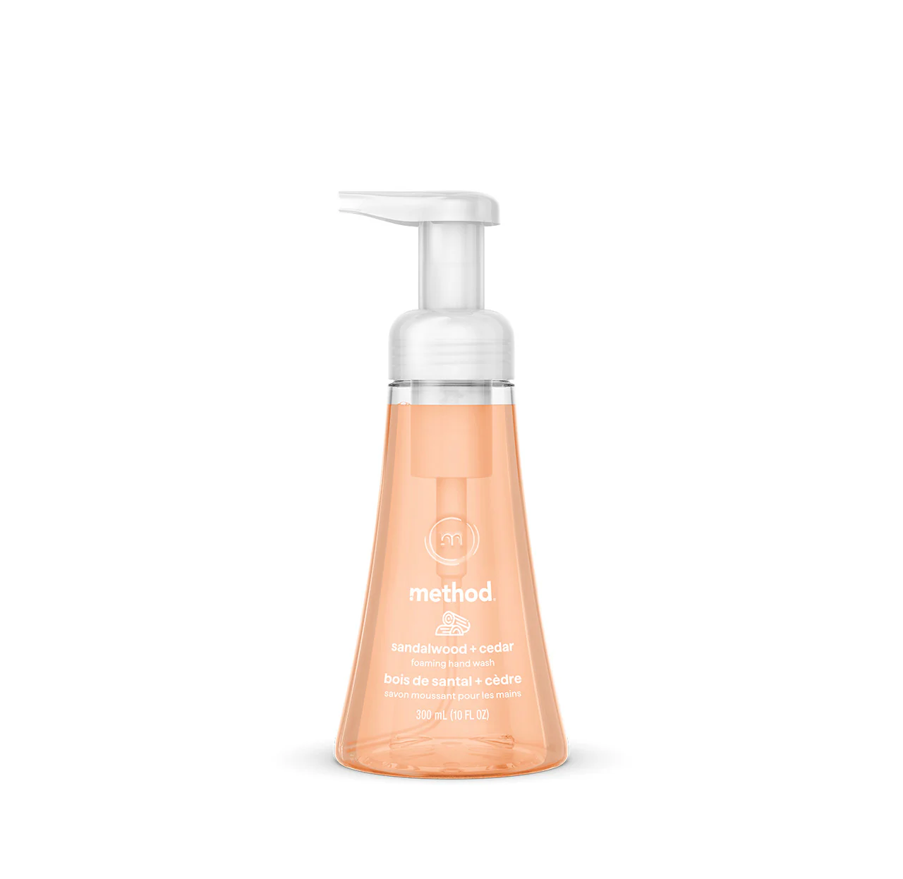 foaming hand wash - sandalwood + cedar, 10 fl oz