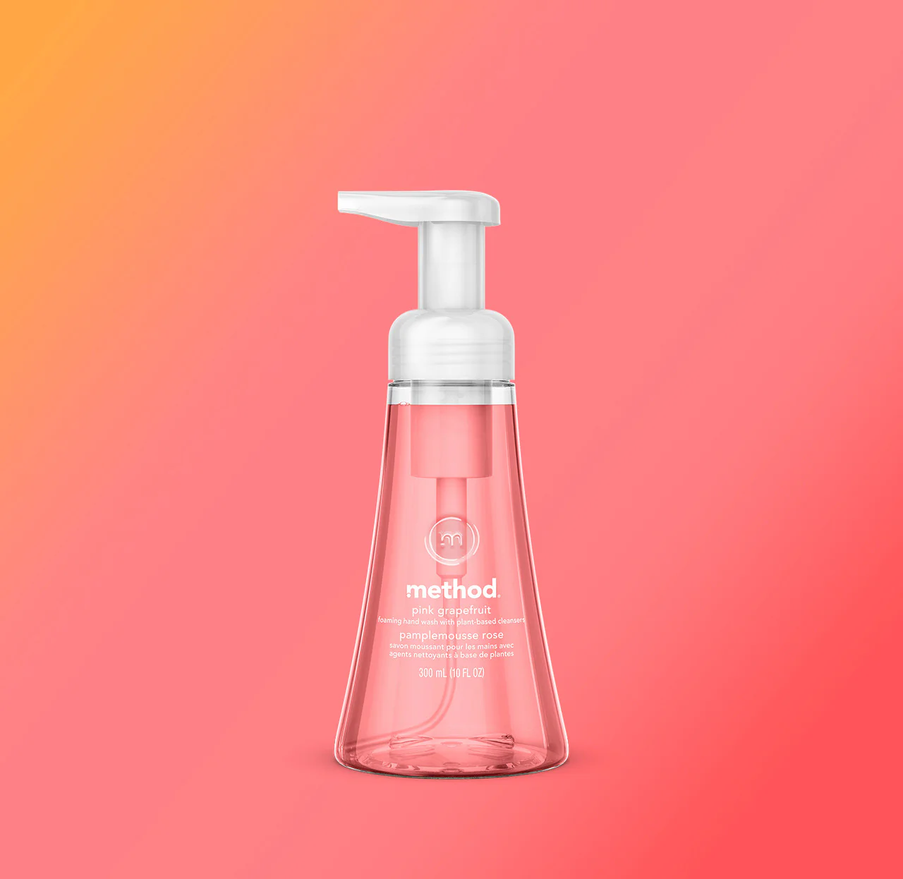 foaming hand wash - pink grapefruit, 10 fl oz