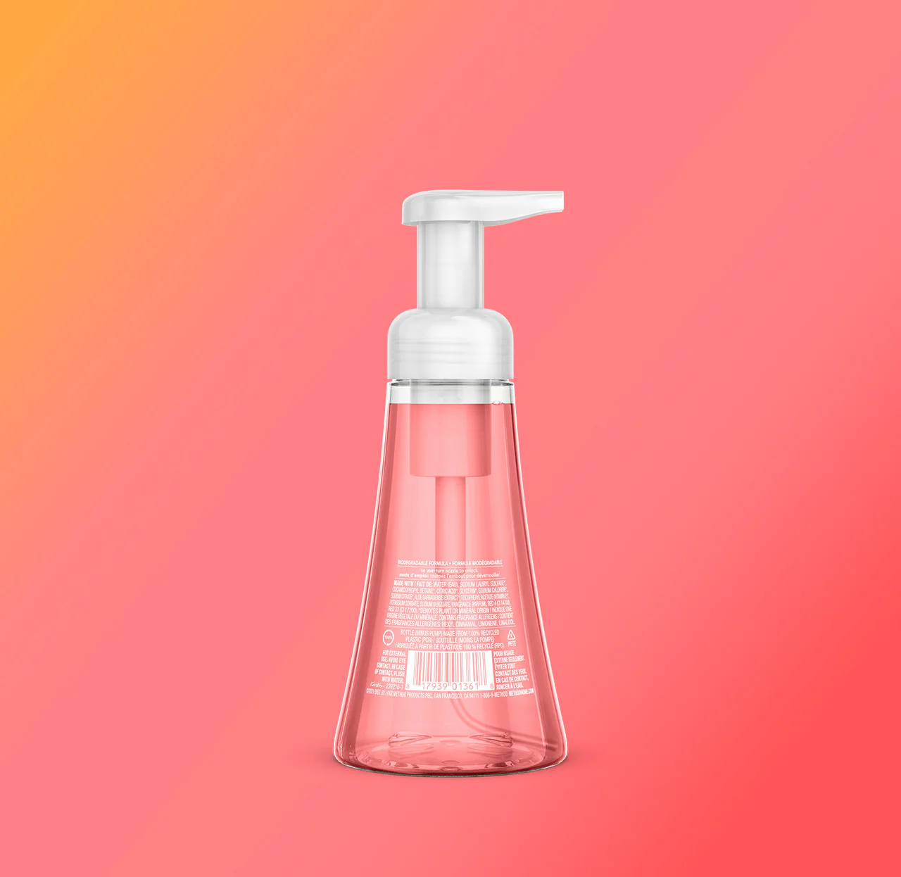 foaming hand wash - pink grapefruit, 10 fl oz 3 foaming hand wash - pink grapefruit, 10 fl oz
