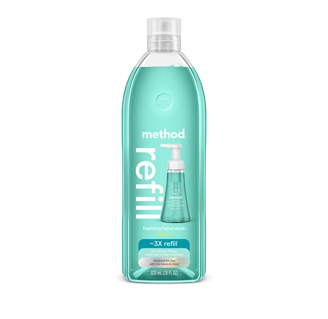 foaming hand wash refill - waterfall, 28 fl oz 1
