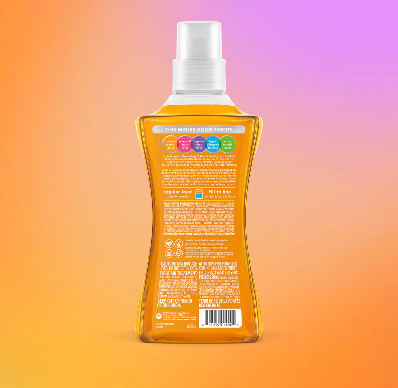 laundry detergent - ginger mango, 53.5 fl oz 3 laundry detergent - ginger mango, 53.5 fl oz