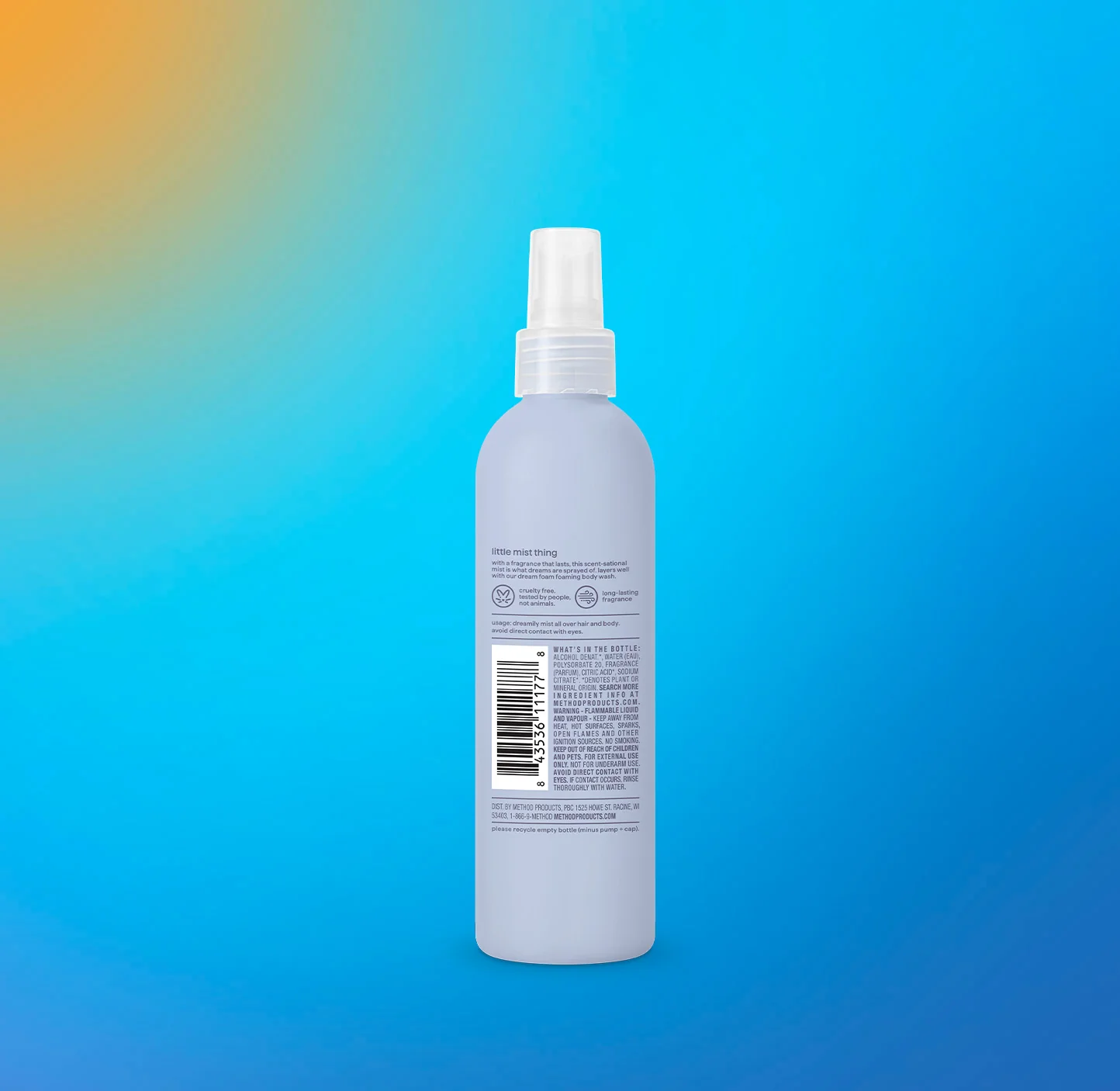 body + hair mist - sea spray + salt air, 8 fl oz