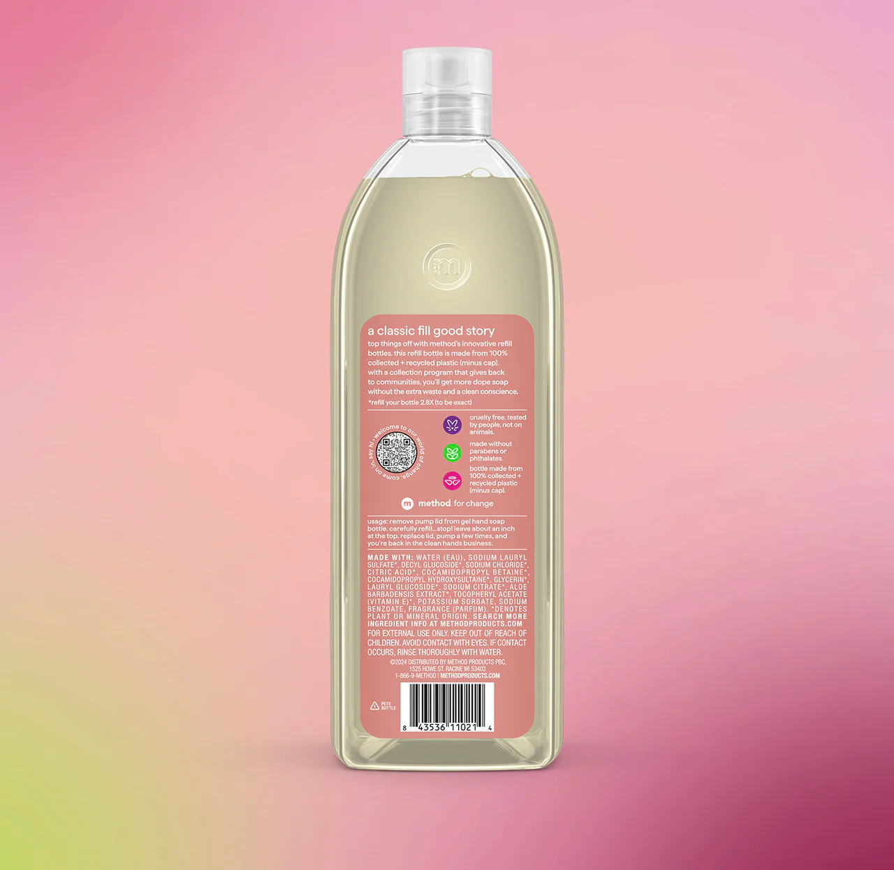 gel hand wash refill - vanilla + raspberry, 34 fl oz 1 3 gel hand wash refill - vanilla + raspberry, 34 fl oz 1