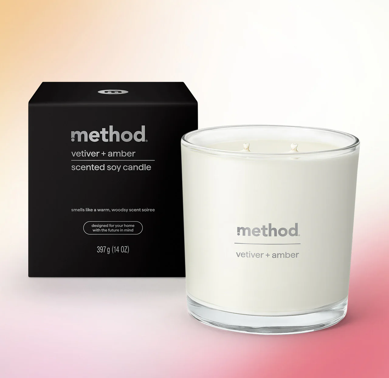 premium soy candle - vetiver + amber, 14 oz 3 premium soy candle - vetiver + amber, 14 oz
