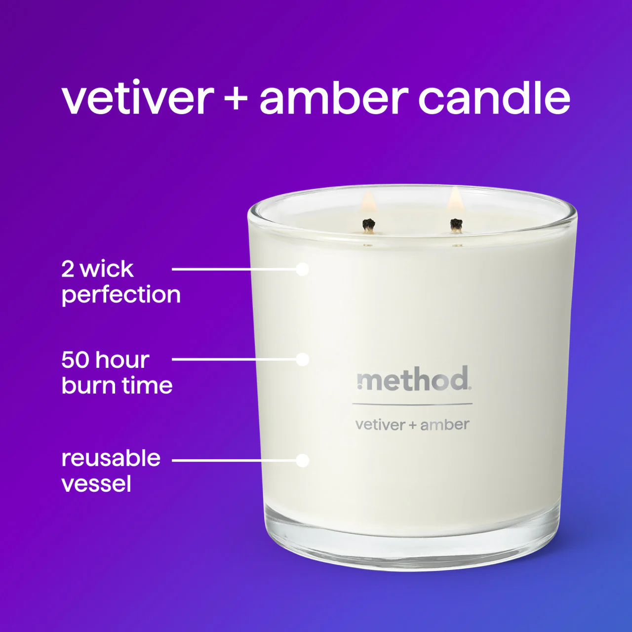 premium soy candle - vetiver + amber, 14 oz 8 premium soy candle - vetiver + amber, 14 oz
