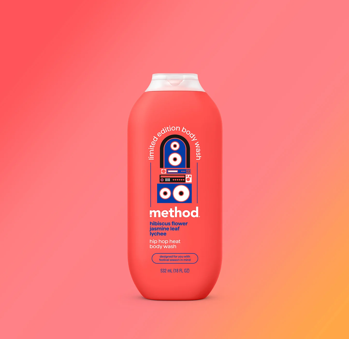 body wash - hip hop heat, 18 fl oz