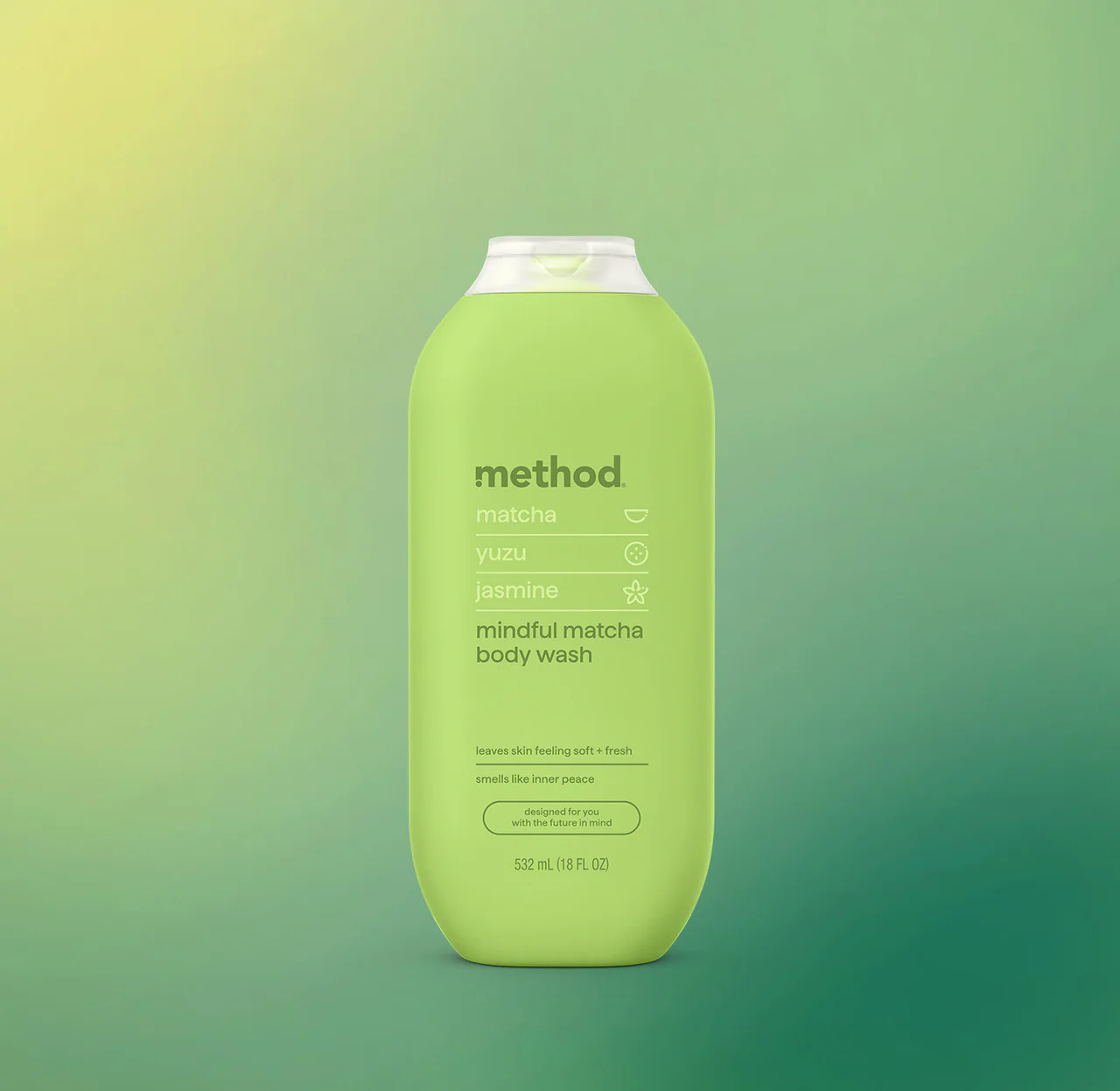 body wash - mindful matcha, 18 fl oz
