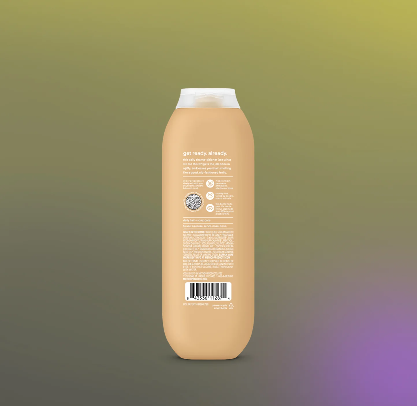 2-in-1 shampoo + conditioner - moss + meadow, 14 fl oz