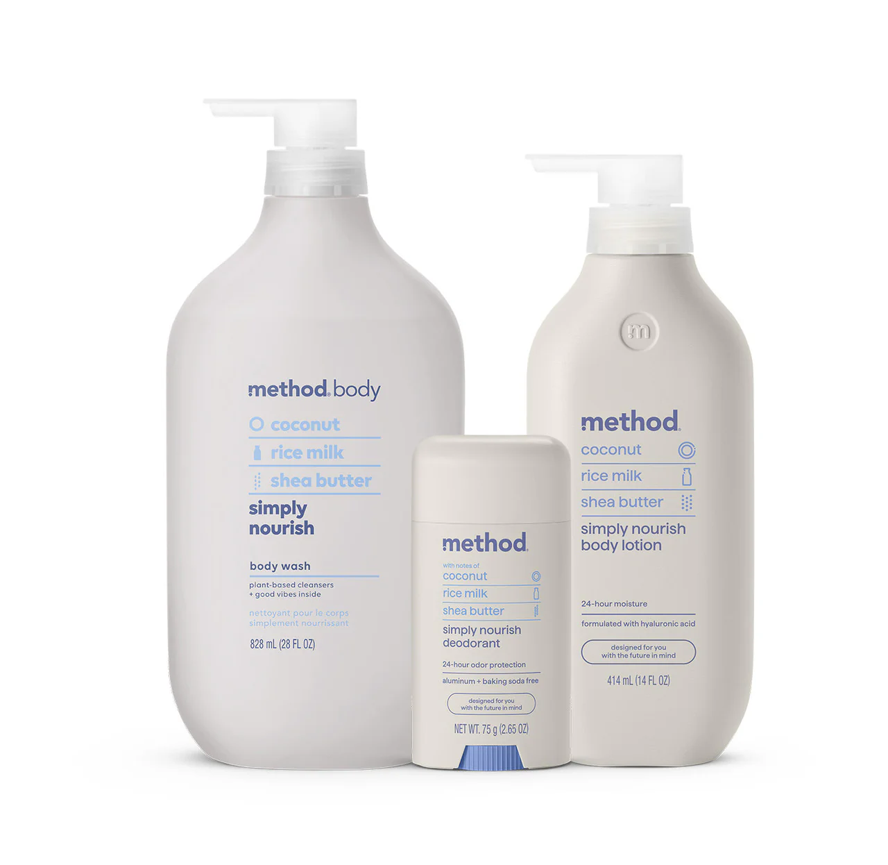 method body bundle - simply nourish, 44.65 oz 5 method body bundle - simply nourish, 44.65 oz