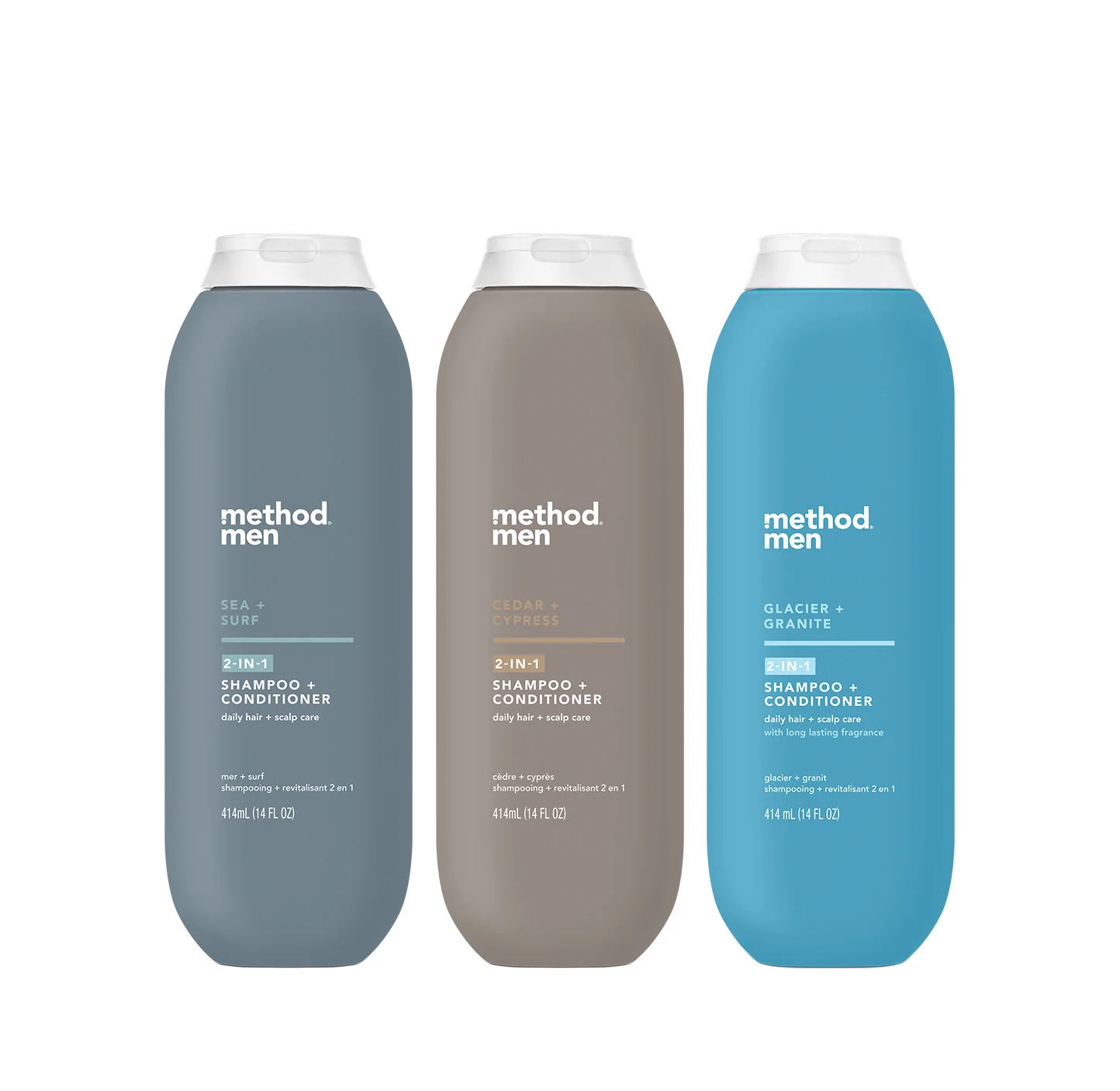Target Method Shampoo Method Men 2-in-1 Shampoo + Conditioner Variety Trio, 42 Oz - Method