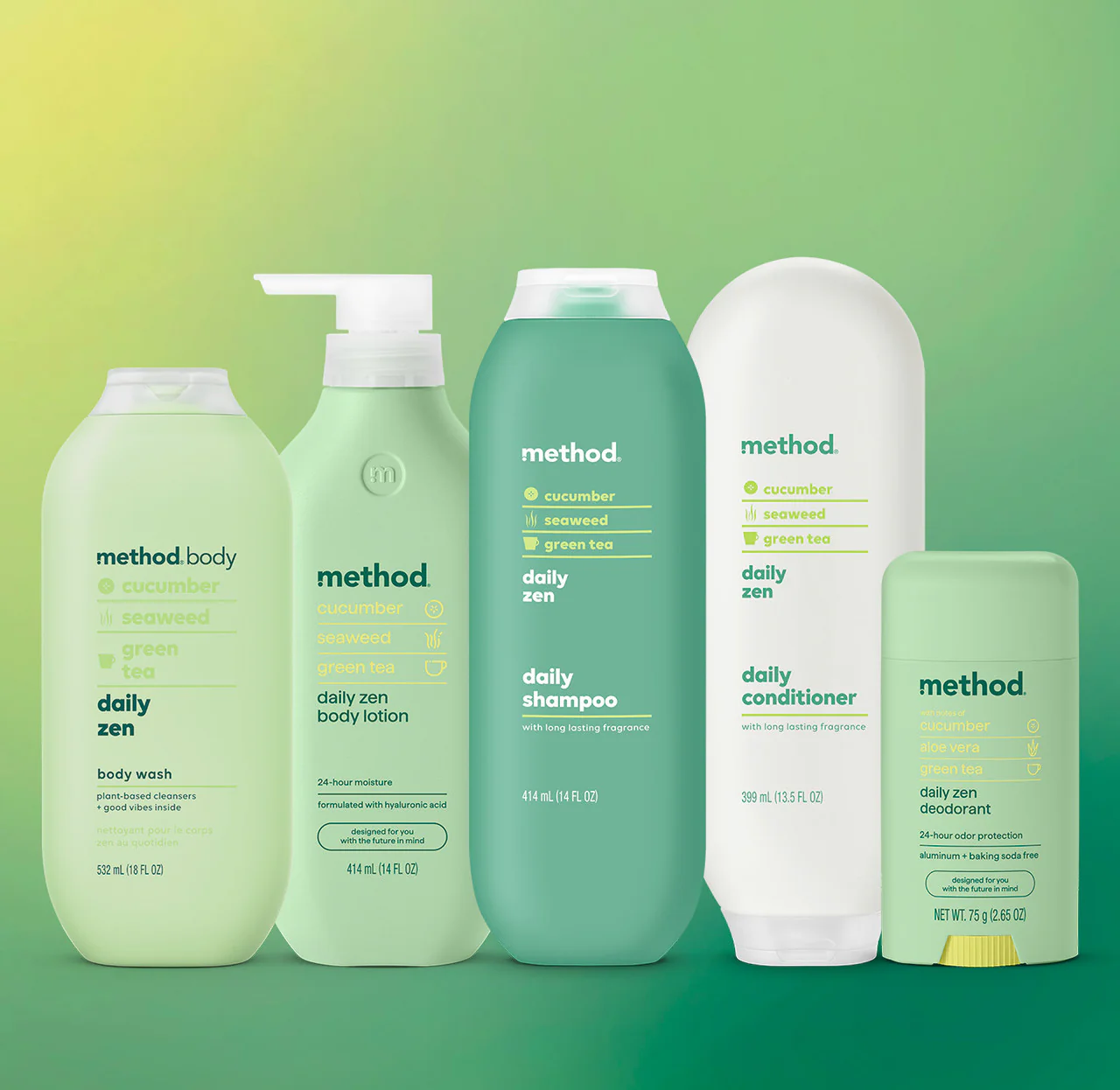 body + hair bundle - daily zen, 62.15 oz