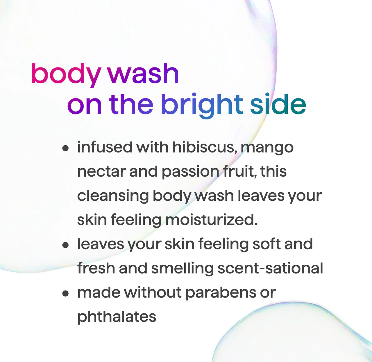 body wash - island mist, 18 fl oz