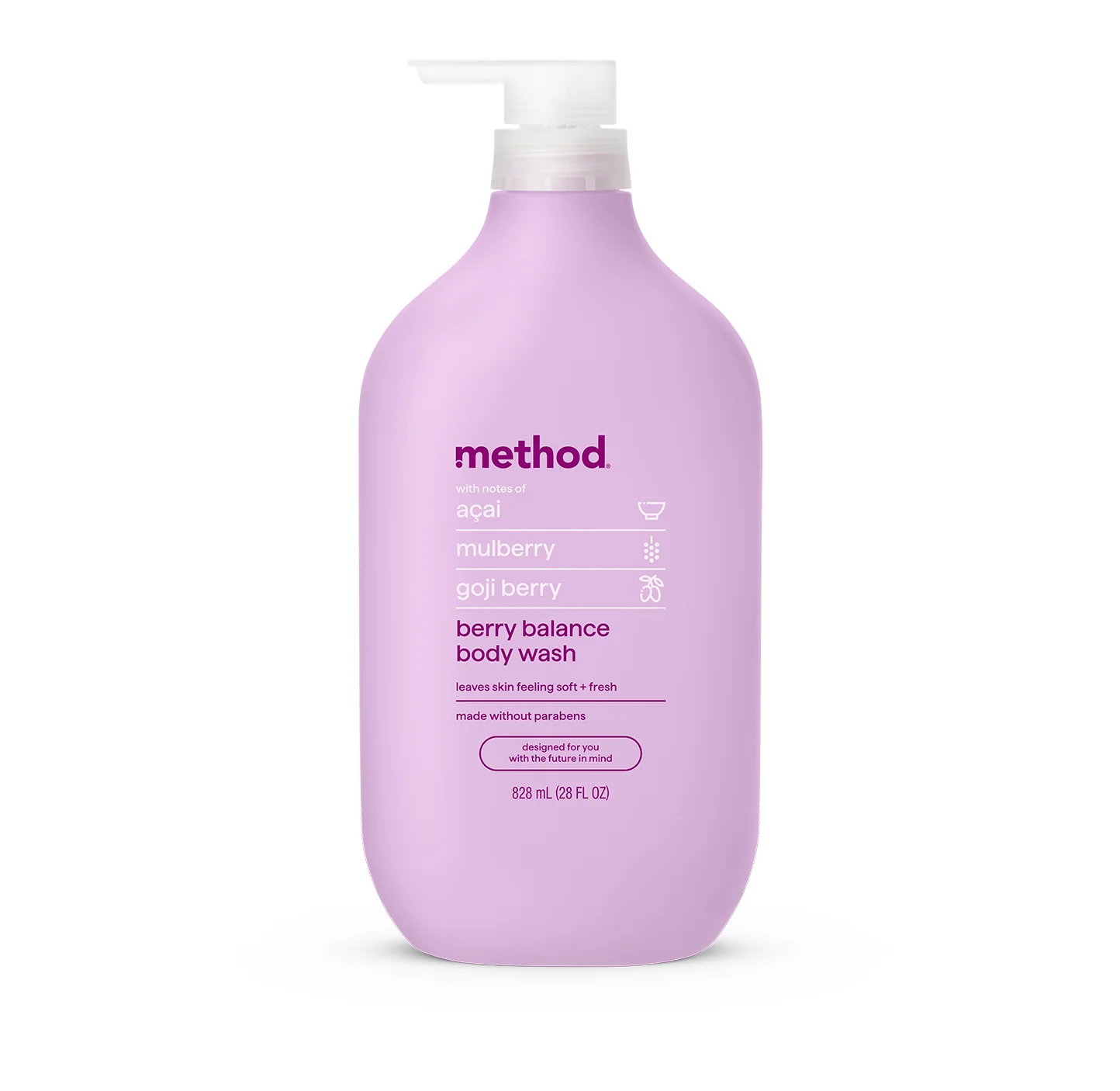 body wash - berry balance, 28 fl oz