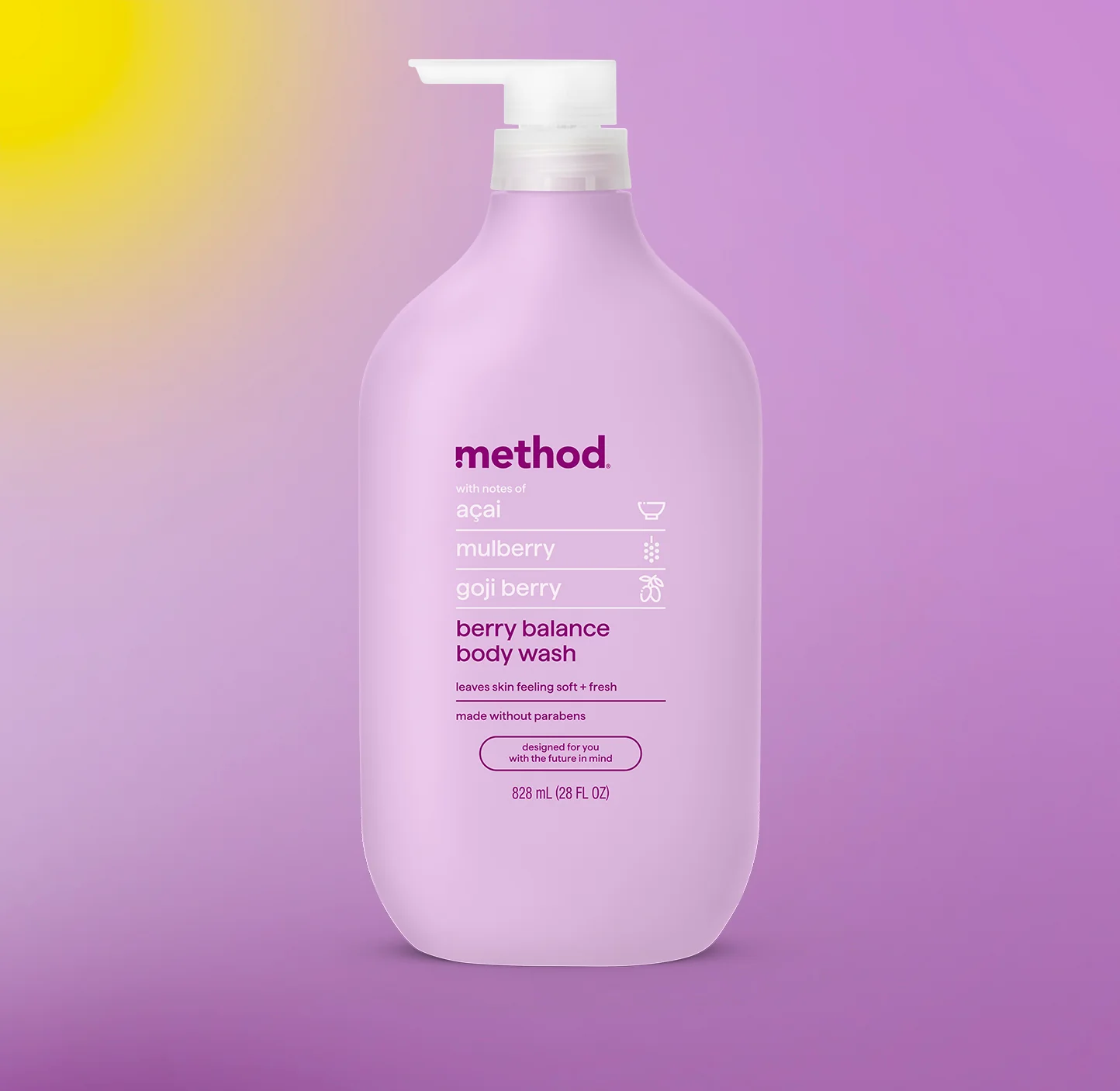 body wash - berry balance, 28 fl oz