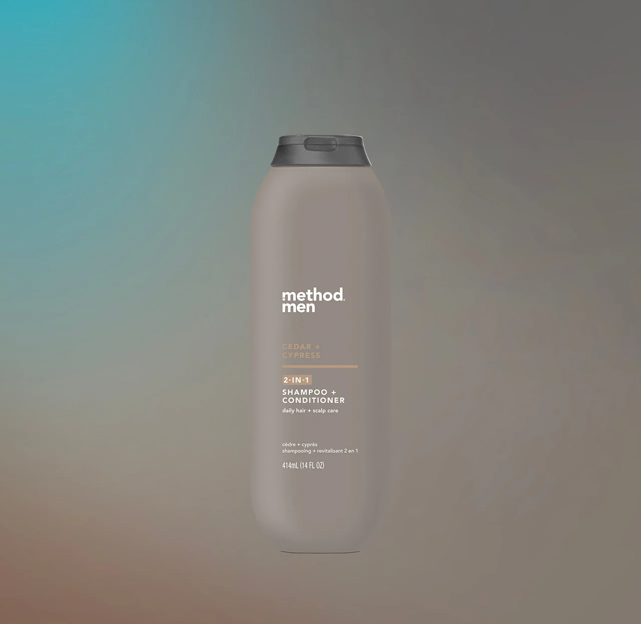 2-in-1 shampoo + conditioner - cedar + cypress, 14 fl oz