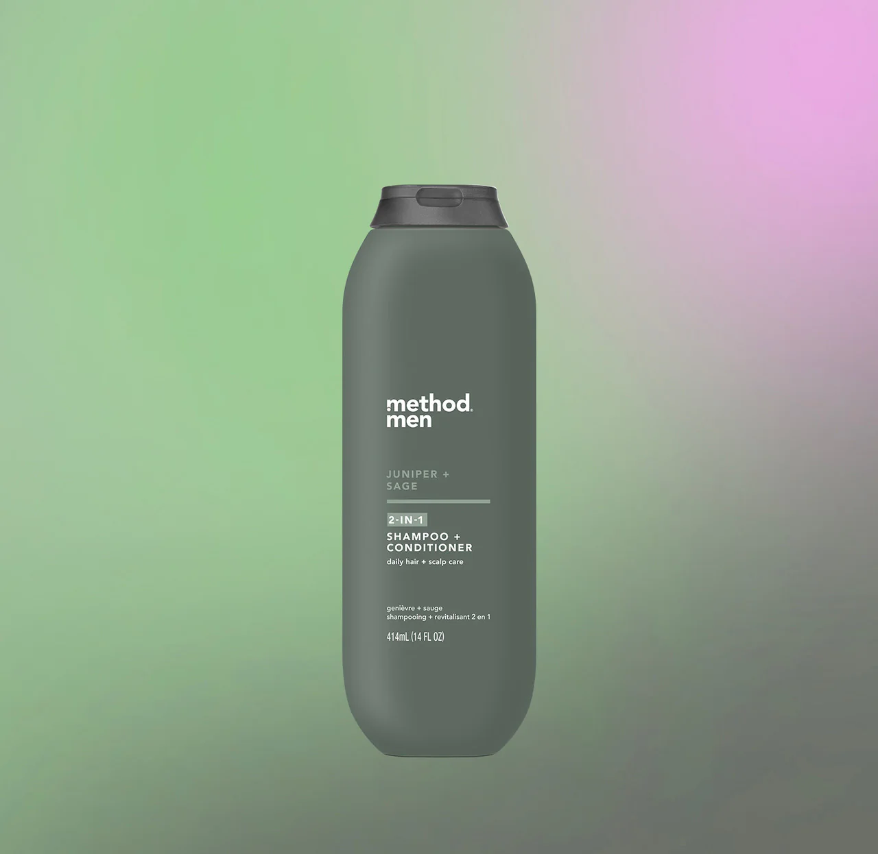2-in-1 shampoo + conditioner - juniper + sage, 14 fl oz